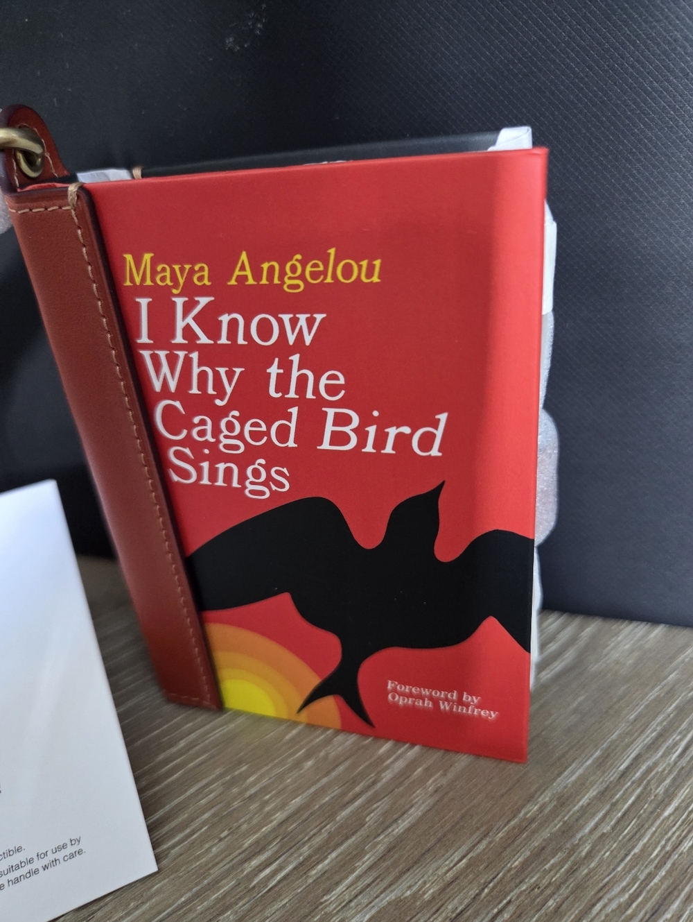 LAST ONE - Coach Bag Book Charm I Know Why The Caged Bird Sings Maya Angelou - Picture 2 of 5
